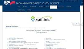 
							         Staff Links / Staff Links - Midland Independent School District								  
							    