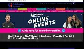 
							         Staff Login | Email, Moodle & Remote Desktop ... - Colchester Institute								  
							    