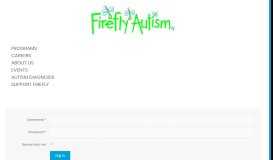
							         Staff Login - Firefly Autism								  
							    