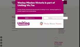 
							         Staff Login | Uniting Wesley								  
							    