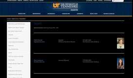
							         Staff | Office of Academic Records - UTM.edu								  
							    