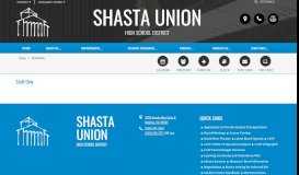 
							         Staff Only - Shasta Union High School District								  
							    