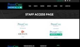 
							         Staff Page – PrimeCare Medical								  
							    