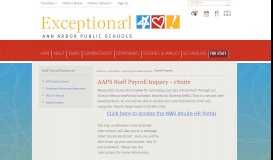 
							         Staff Payroll Resources / Payroll Inquiry - Ann Arbor								  
							    