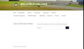 
							         Staff Portal - Bellfield College - Sentral - Bellfield College - School ...								  
							    
