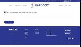 
							         Staff Portal - Bethany Lutheran Primary School								  
							    