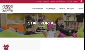 
							         Staff Portal | Casuarina Senior College								  
							    