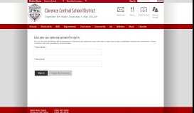 
							         Staff Portal - Clarence Central School District								  
							    