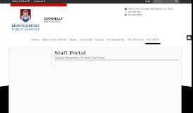 
							         Staff Portal - Dannelly Elementary - Montgomery Public Schools								  
							    