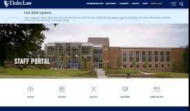 
							         Staff Portal | Duke University School of Law								  
							    