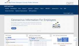 
							         Staff Portal for Prince George's County Public Schools								  
							    