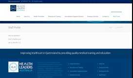 
							         Staff Portal - Health Leaders Australia | HLA								  
							    