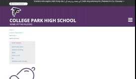 
							         Staff Portal Home - College Park High School - School Loop								  
							    