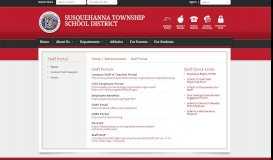 
							         Staff Portal / Home - Susquehanna Township School District								  
							    