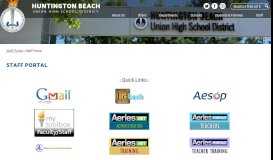 
							         Staff Portal - Huntington Beach Union High School District								  
							    
