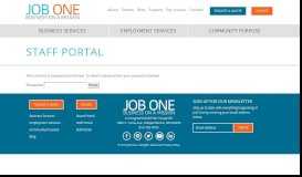 
							         Staff Portal - Job One KC								  
							    