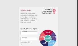 
							         Staff Portal Login - Connex Education								  
							    