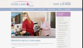 
							         Staff Portal Login - Home Care Plus								  
							    