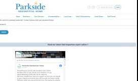 
							         Staff Portal | Parkside Residential Home								  
							    