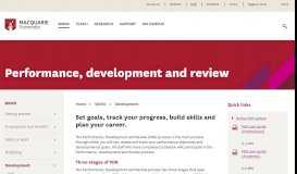 
							         Staff Portal - Performance, development and review - MQ Staff								  
							    