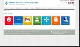 
							         Staff Portal - Risedale Sports and Community College								  
							    