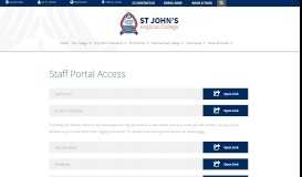 
							         Staff Portal – St Johns Anglican College								  
							    