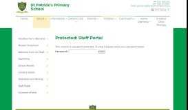 
							         Staff Portal - St Patricks Primary, Liverpool								  
							    