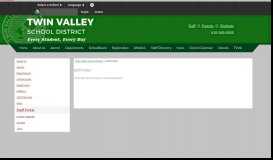 
							         Staff Portal - Twin Valley School District								  
							    