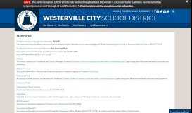 
							         Staff Portal - Westerville City Schools								  
							    