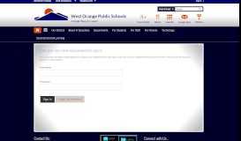 
							         Staff Portal (You must sign-in to use) - West Orange Public Schools								  
							    