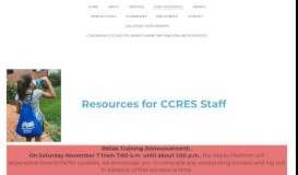 
							         Staff Resources - ccres								  
							    
