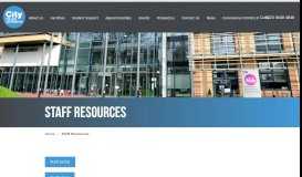 
							         Staff Resources - City College Southampton								  
							    