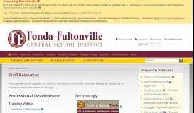 
							         Staff Resources | Fonda-Fultonville Central School District								  
							    