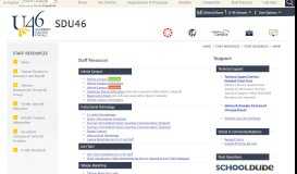 
							         Staff Resources / Home - School District U-46								  
							    