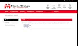 
							         Staff Resources / Homepage - Mechanicville City School District								  
							    