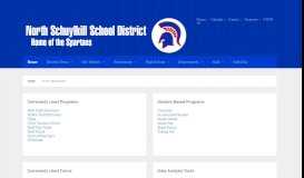 
							         Staff Resources - North Schuylkill School District - Home of the Spartans								  
							    