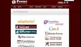 
							         Staff Resources - Poteet ISD								  
							    