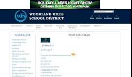 
							         Staff Resources - Woodland Hills School District								  
							    