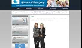 
							         Staff | Riverside Medical Group								  
							    