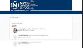 
							         Staff – Secondary Staff – NYOS Charter School								  
							    