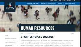 
							         Staff Services Online (SSO) | Human Resources HR Online Systems								  
							    