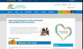 
							         Staff / Staff's Home - Cleveland Metropolitan School								  
							    