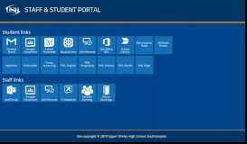 
							         Staff & Student Portal - Upper Shirley High								  
							    