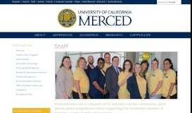 
							         Staff | UC Merced								  
							    