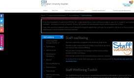 
							         Staff wellbeing | NUH								  
							    