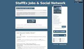 
							         StaffEx Jobs & Social Network								  
							    