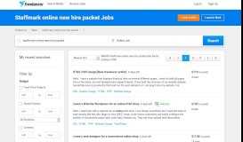 
							         Staffmark online new hire packet Jobs, Employment | Freelancer								  
							    