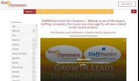 
							         Staffmasters Information - Hire Dynamics								  
							    