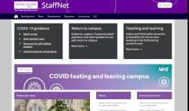 
							         StaffNet | The University of Manchester								  
							    