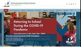 
							         Stafford County Public Schools / Homepage								  
							    